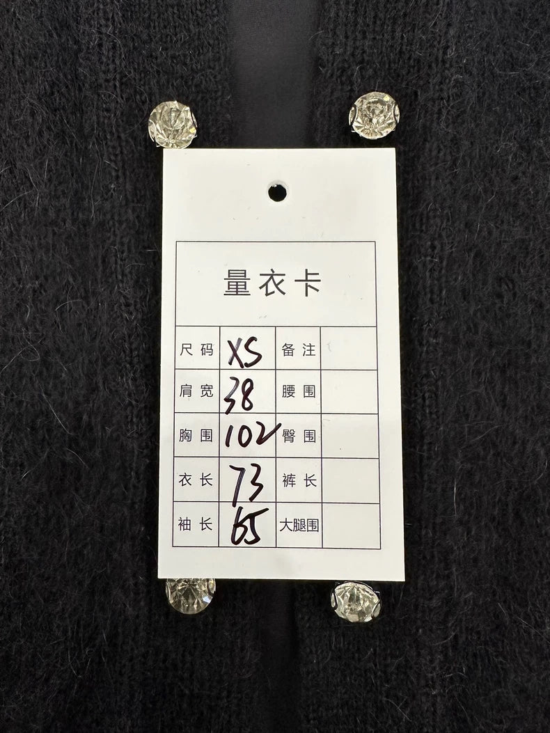 Black Mohair Cardigan from Saint Laurent