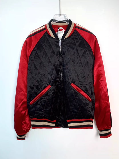 Gucci Logo Tiger Baseball Jacket