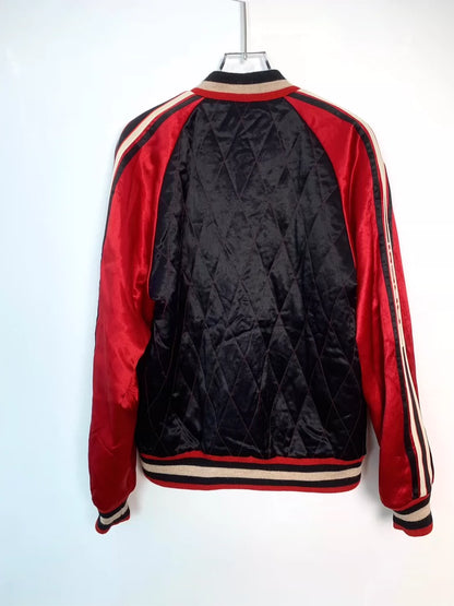 Gucci Logo Tiger Baseball Jacket