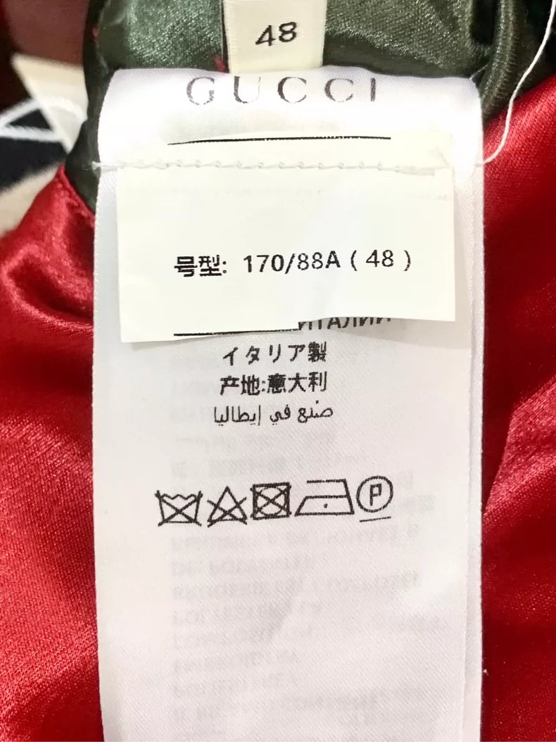 Gucci Logo Tiger Baseball Jacket