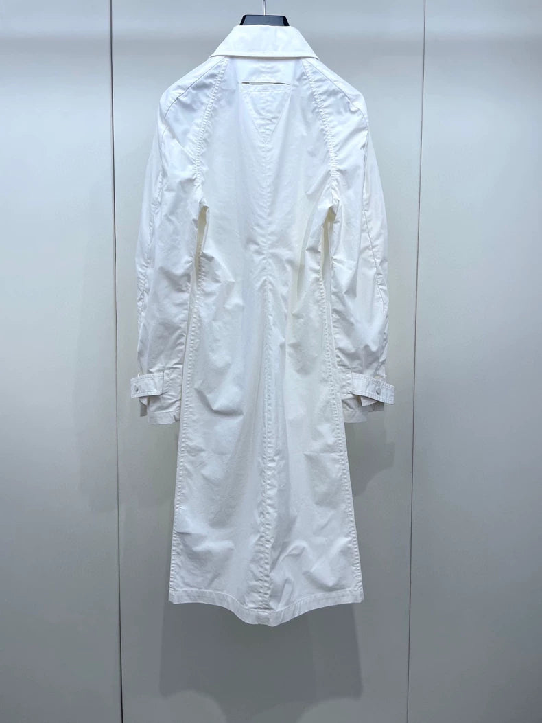 Bottega Veneta White Half-button Dress