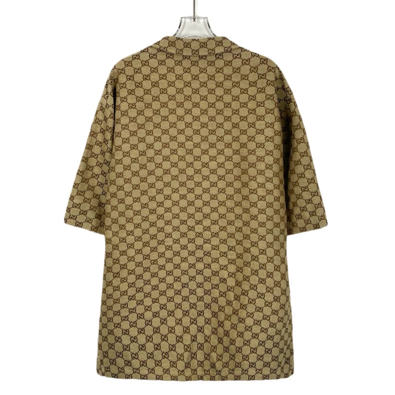 Gucci Brown Logo Short Sleeve Shirt