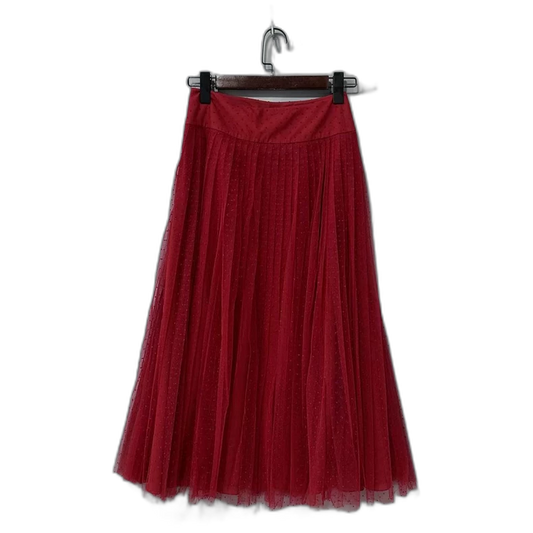 Dior Red Tulle Skirt