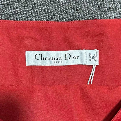 Dior Red Tulle Skirt