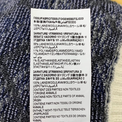 Saint Laurent Wool Knitted Cardigan in Checkered Design