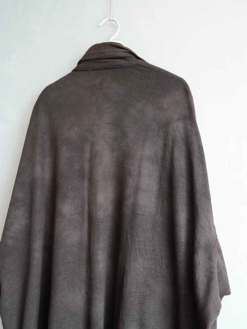 Yohji Yamamoto Dyed Scarf Coat