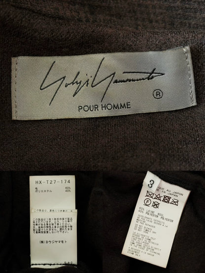 Yohji Yamamoto Dyed Scarf Coat