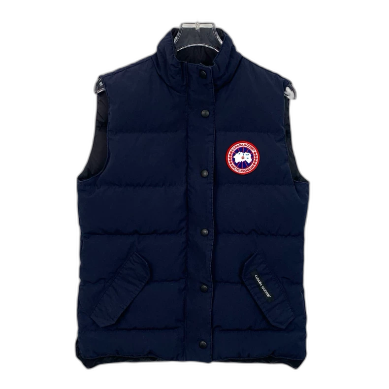 Canada Goose Navy Logo Padded Vest