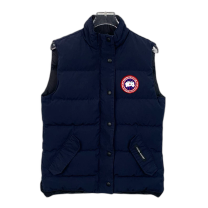 Canada Goose Navy Logo Padded Vest