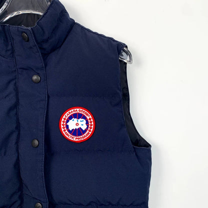 Canada Goose Navy Logo Padded Vest