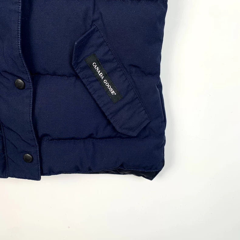 Canada Goose Navy Logo Padded Vest