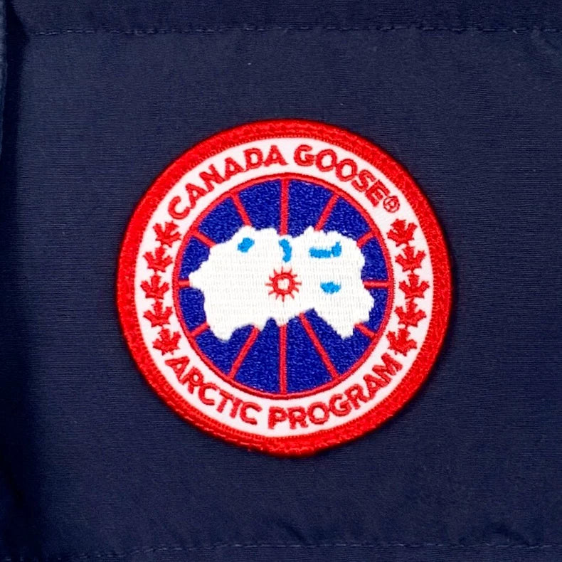 Canada Goose Navy Logo Padded Vest