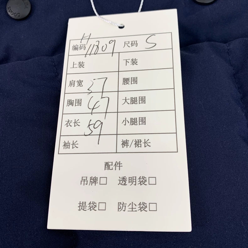 Canada Goose Navy Logo Padded Vest