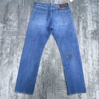 KAPITAL Floral Patchwork Denim Pants