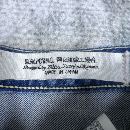 KAPITAL Floral Patchwork Denim Pants