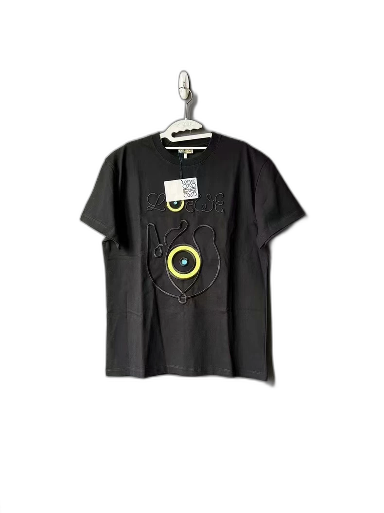 Loewe Embroidered Logo Short Sleeve Shirt