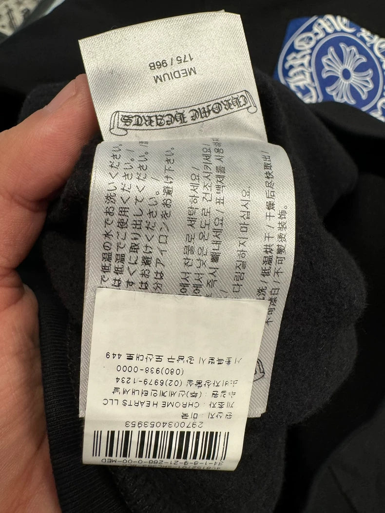 Chrome Hearts Black American Flag Hoodie-yf