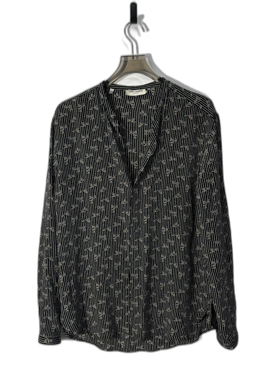 Saint Laurent Silk Printed Shirt for Men