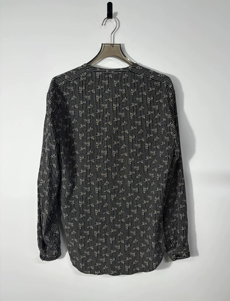 Saint Laurent Silk Printed Shirt for Men