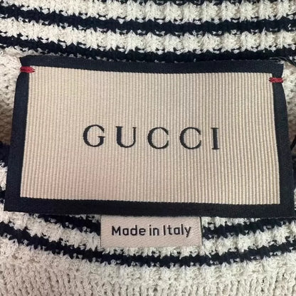 Gucci White Logo Knit Sweater
