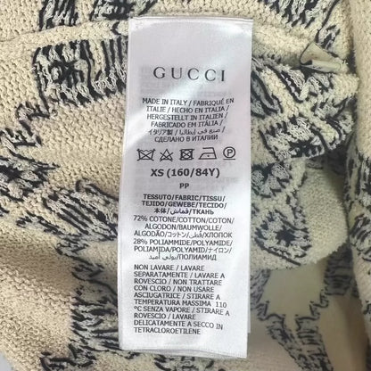 Gucci White Logo Knit Sweater