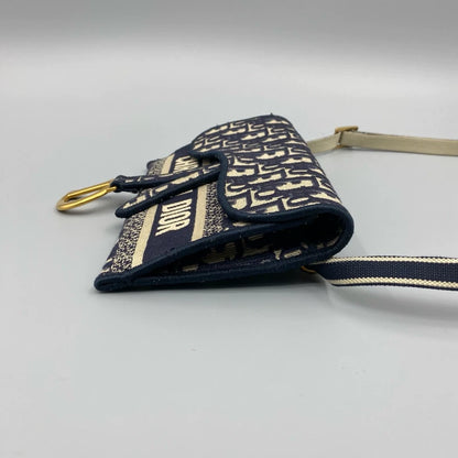 Dior Canvas Saddle Crossbody Bag