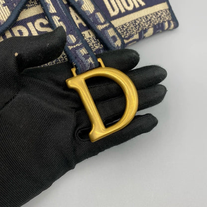 Dior Canvas Saddle Crossbody Bag