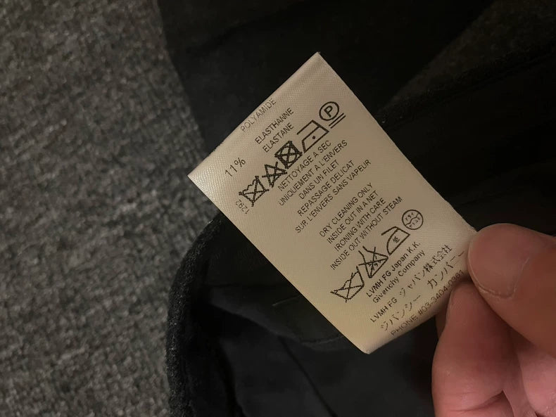 Givenchy Wool Wide-Leg Casual Trousers-yf