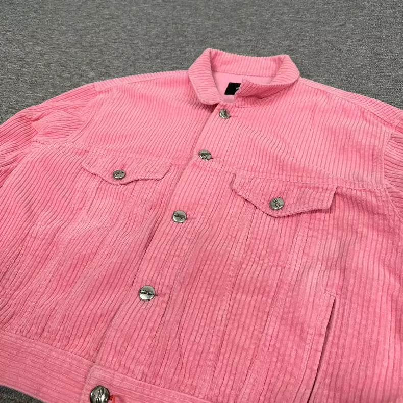 We11done Pink Corduroy Jacket