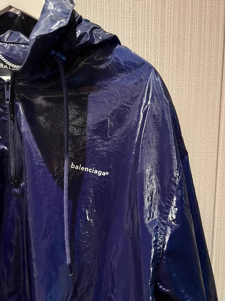 Rare Balenciaga Windbreaker in Blue Purple
