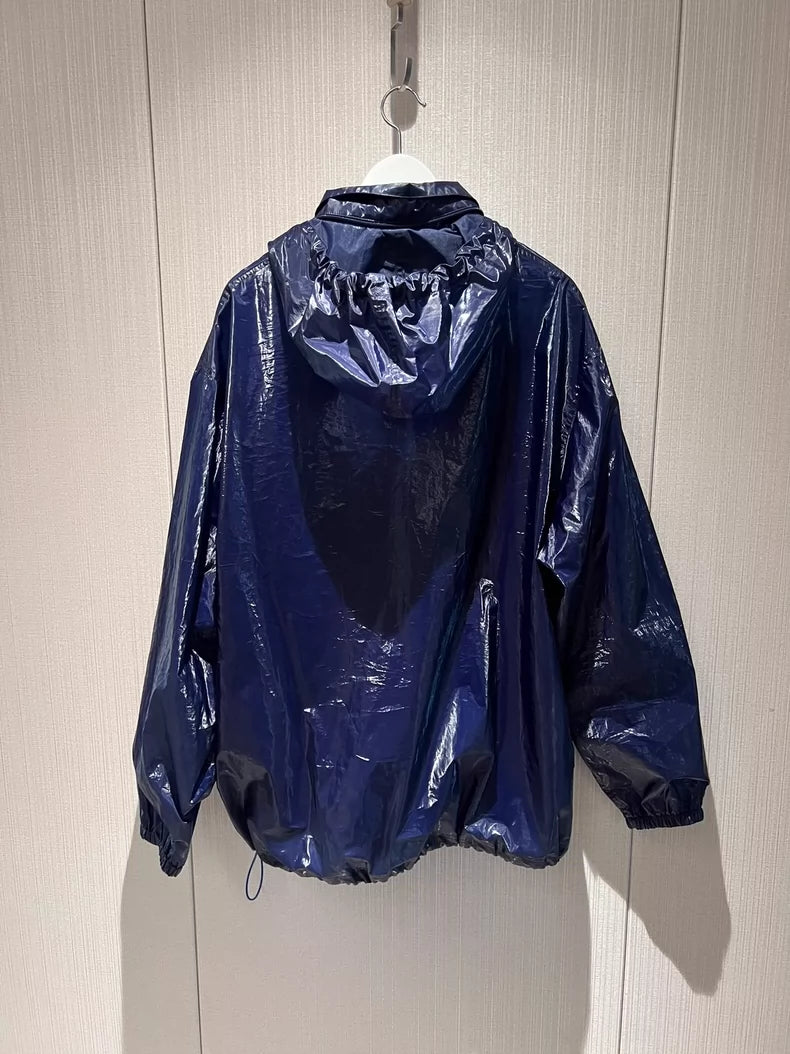 Rare Balenciaga Windbreaker in Blue Purple
