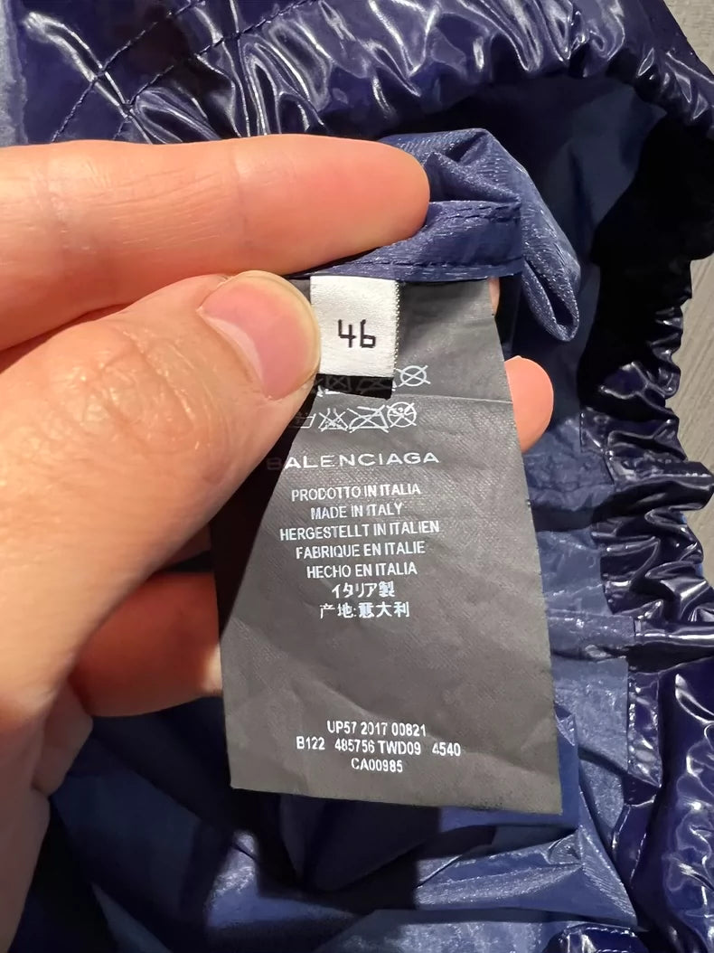 Rare Balenciaga Windbreaker in Blue Purple