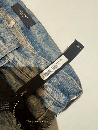 Amiri Pink Diamond Denim Pants Size 31