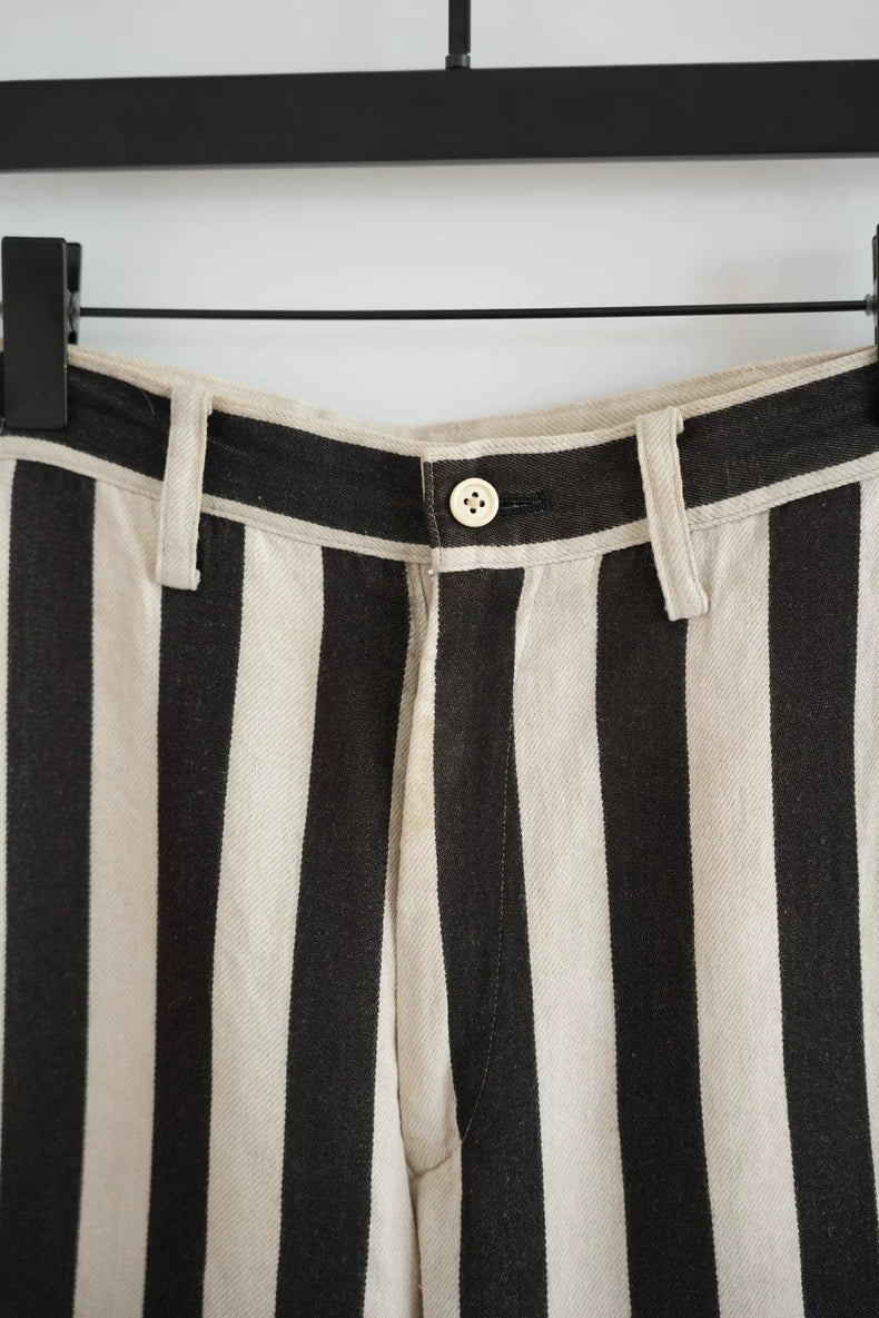 Yohji Yamamoto Striped Sailor Pants
