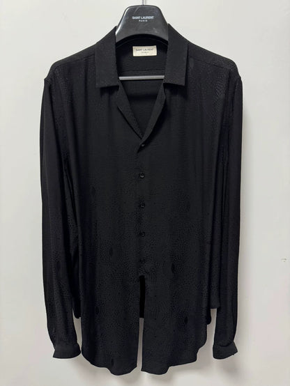 Saint Laurent Silk Polka Dot Shirt