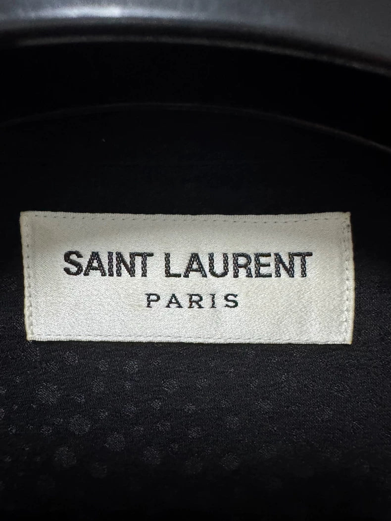 Saint Laurent Silk Polka Dot Shirt