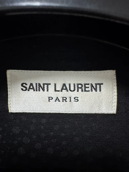 Saint Laurent Silk Polka Dot Shirt