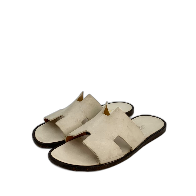 Hermes Casual Slide Sandals in Beige