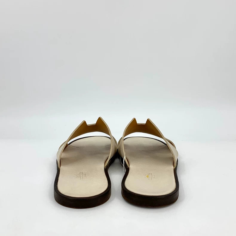 Hermes Casual Slide Sandals in Beige