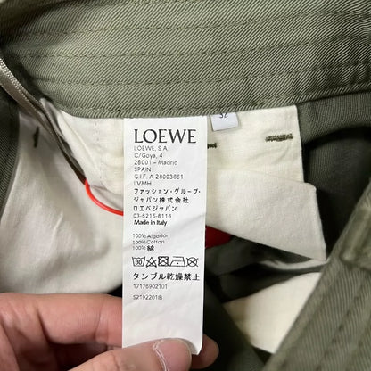 Loewe Green Cargo Pants Size 32