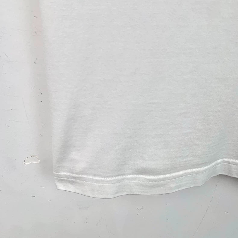 Dior White Logo Cotton T-Shirt