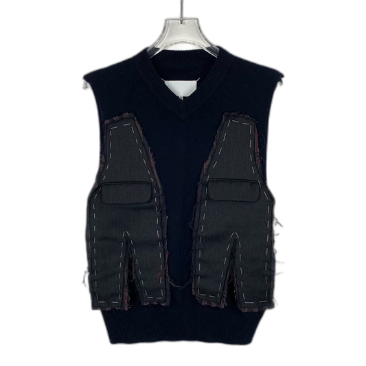 Maison Margiela x Pendleton Navy Knit Vest
