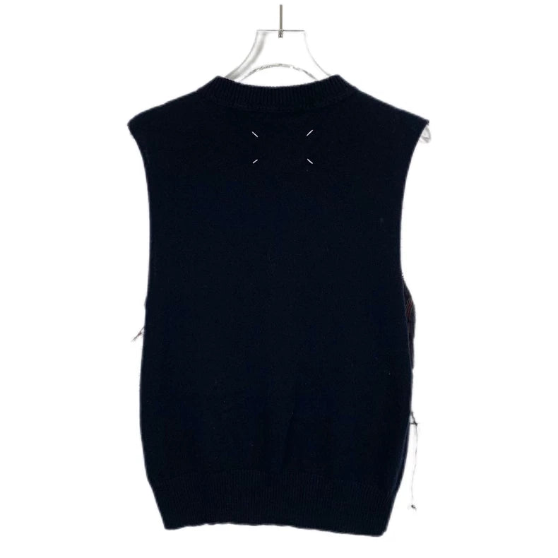 Maison Margiela x Pendleton Navy Knit Vest