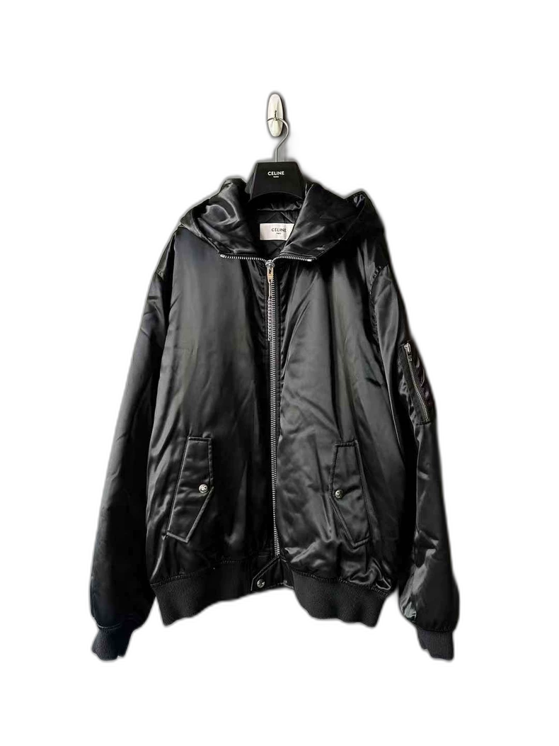 Celine Hooded Bomber Jacket