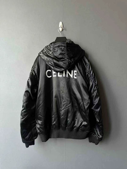Celine Hooded Bomber Jacket