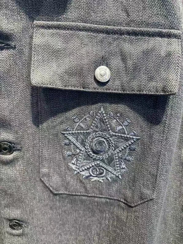 Dior Denim Jacket in Modern Grey-zp