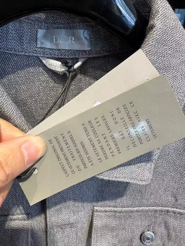 Dior Denim Jacket in Modern Grey-zp
