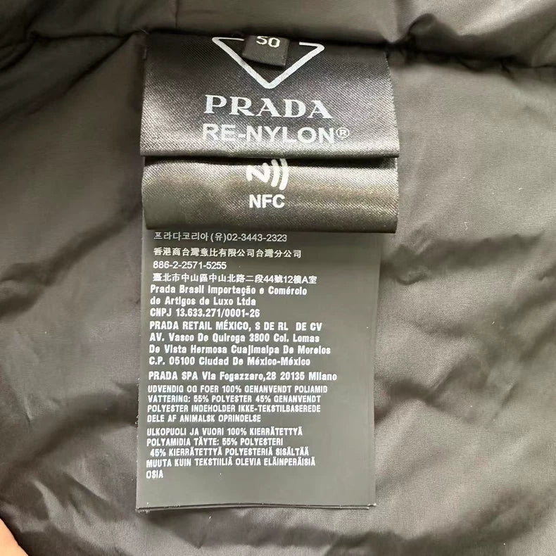 Prada Hooded Cotton Jacket Size 50