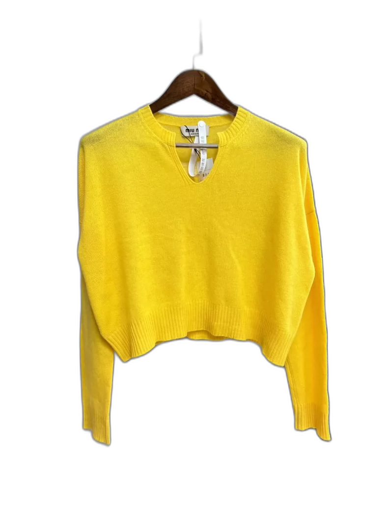 miumiu Logo Cashmere Sweater for Women