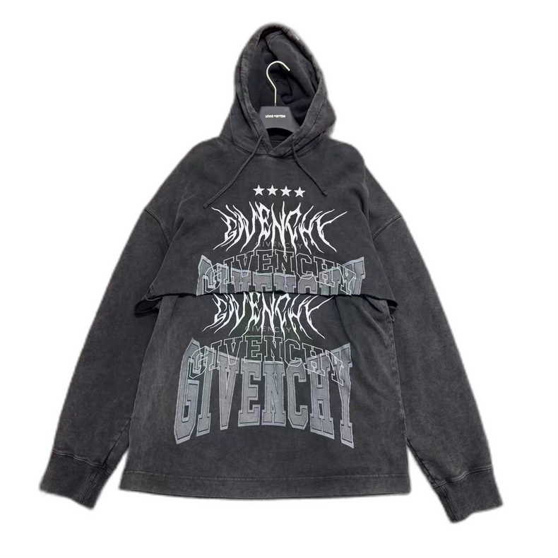 Givenchy Distressed Two-Piece Hoodie-zp